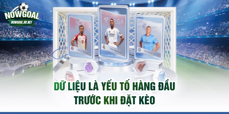 Dữ liệu là yếu tố hàng đầu trước khi đặt kèo